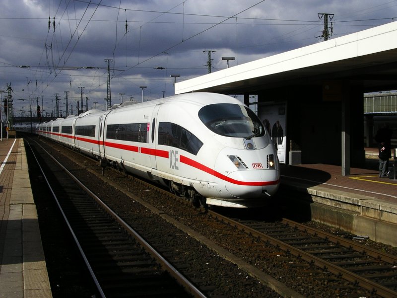 ICE 3  Duisburg  und  Montabaur  aus Mnchen erreichen Dortmund Hbf.(18.03.2008)