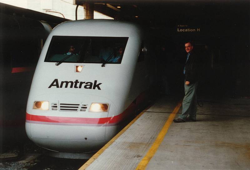ICE 401 084 in der Union Station, Washington DC im Oktober 1993