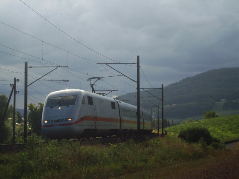 ICE BR 401 zwischen Gelterkinden und Tecknau am 09.07.2008