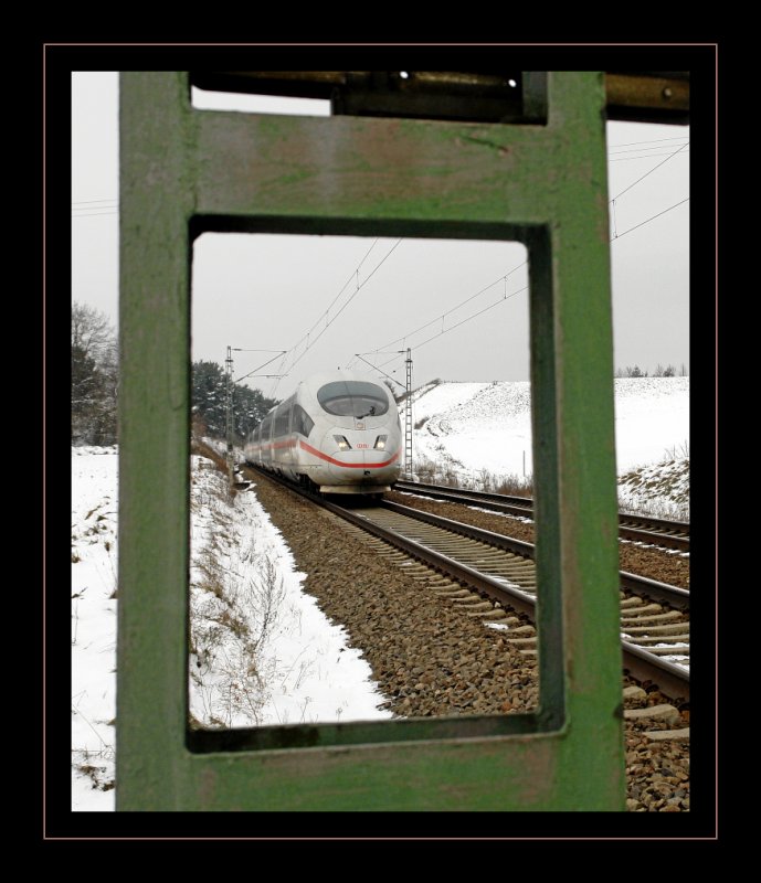 ICE Richtung Mnchen, 17.11., Vor Paffenhofen, Sony R1