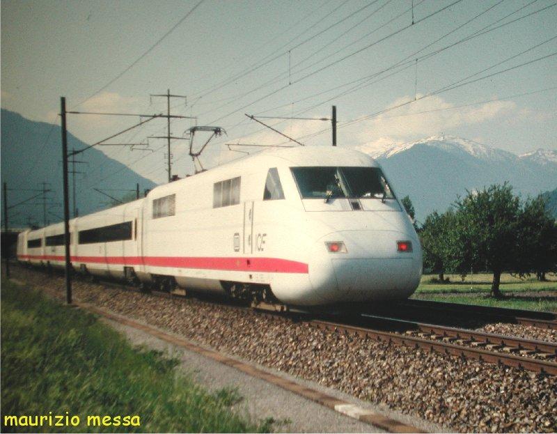 ICE-S Sonderzug 100 yahre RhB - c/o Zizers SBB - 20.05.1988