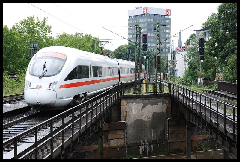 ICE T Ankommend Von Eisenach ber Berlin-Hbf(Tief) In Den Bahnhof Hamburg-Dammtor 07.07.07