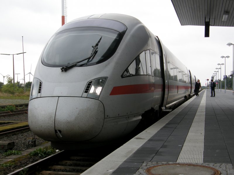 ICE-TD 605 003 in Puttgarden am 10.08.2008.