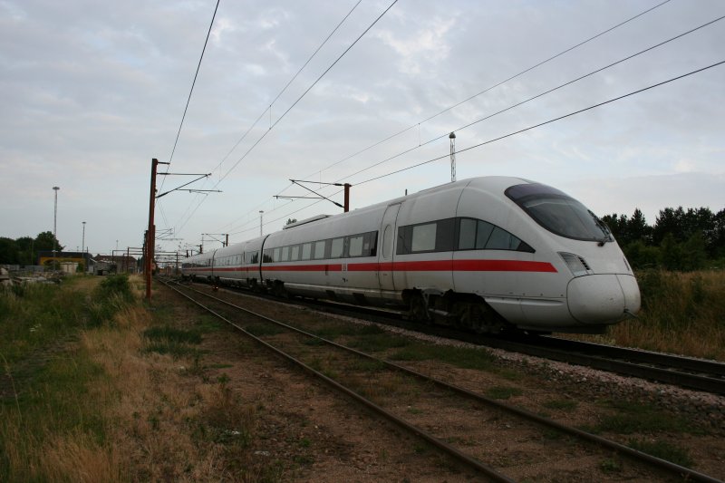 ICE-TD 605 004 am 29.6.2008 in Padborg.