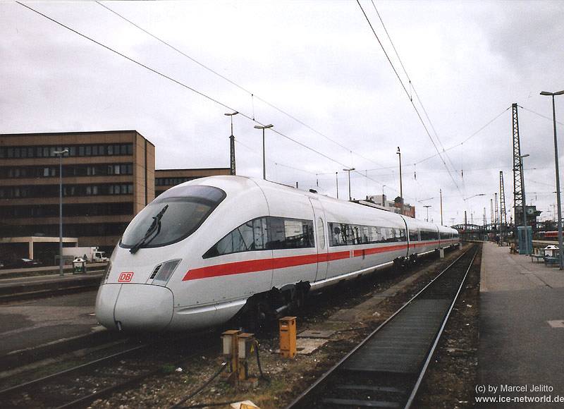 ICE TD (Baureihe 605) abgestellt im  Holzkirchner Flgelbahnhof  des Mnchen Hbf.