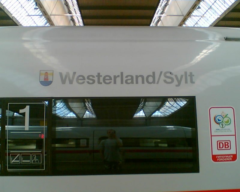 ice  westerland/sylt  am m�nchener hbf gesehen am 28.09.06
