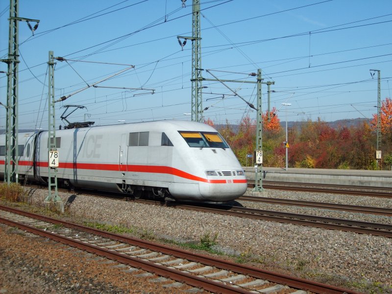 ICE1 in Vaihingen/Enz fhrt Richtung Stuttgart 