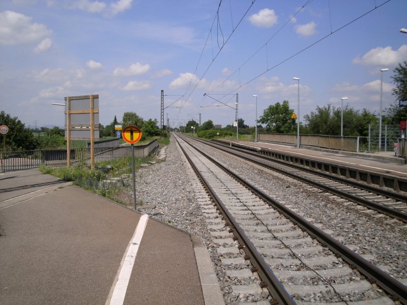 Im Bahnhof Buggingen am 27.05.2009.
