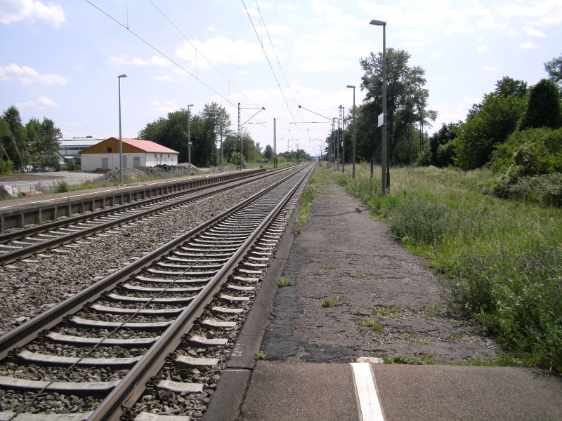 Im Bahnhof Buggingen am 27.05.2009.