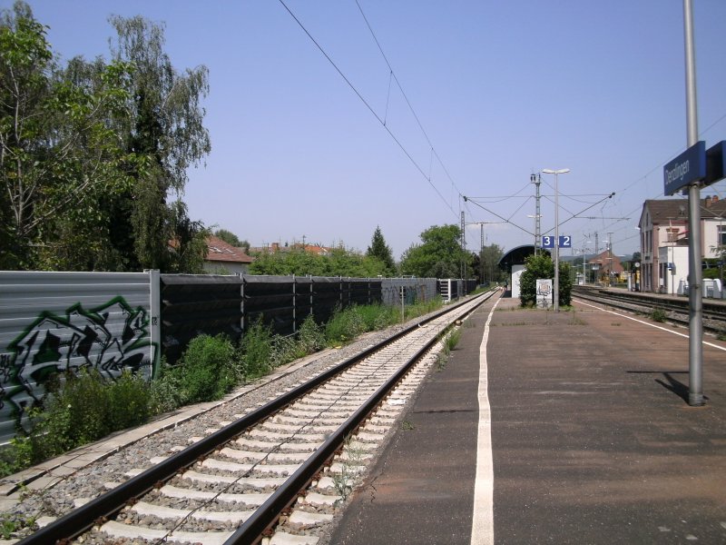 Im Bahnhof Denzlingen am 25.05.2009.