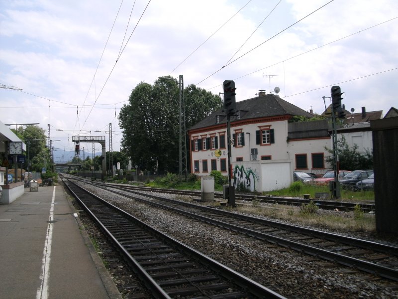 Im Bahnhof Emmendingen am 26.05.2009.
