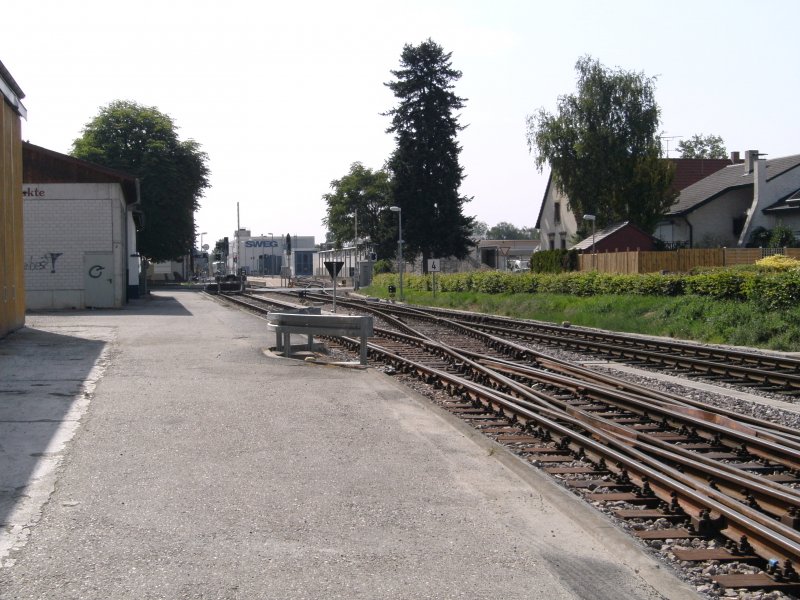 Im Bahnhof Endingen am Kaiserstuhl am 25.05.2009.
