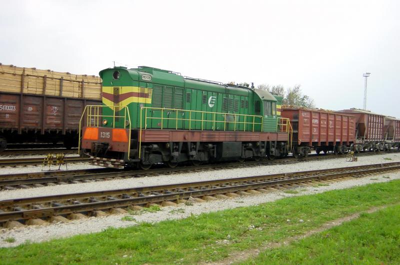 Im Bahnhof Narva, September 2003