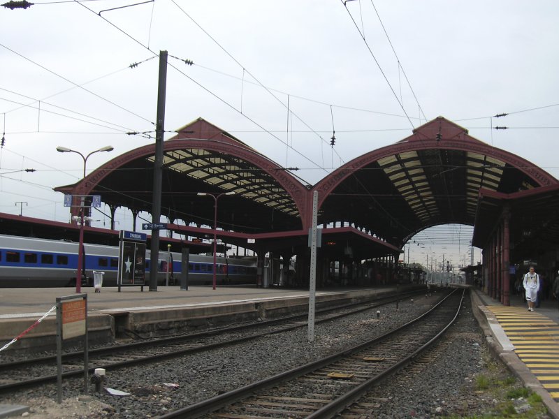 Im Bahnhof Strasbourg. (Frhling 2008)