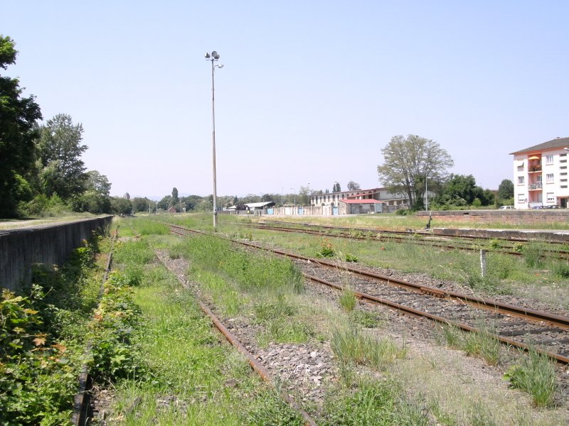 Im Bahnhof Volgelsheim am 23.05.2009.
