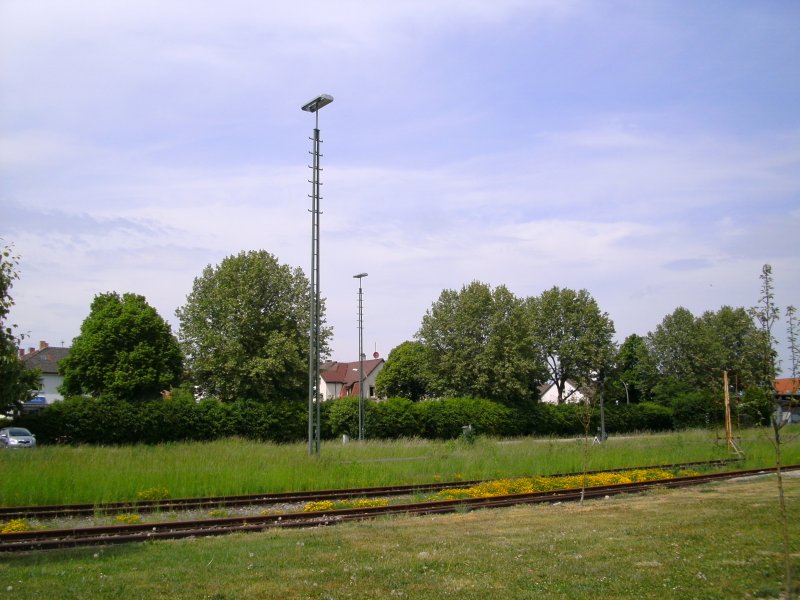 Im Gterbreich des Bahnhofs Breisach am 10.05.2009.