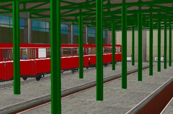 Im Inneren des Lokschuppens in Konzelrath