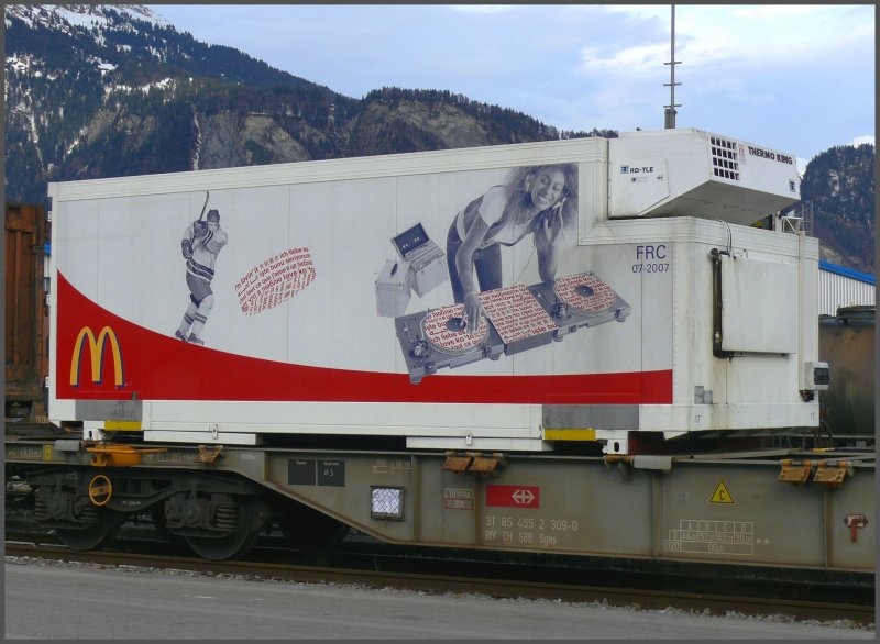 I`m lovin it - der bekannte Spruch von McDonalds. (21.11.2007)