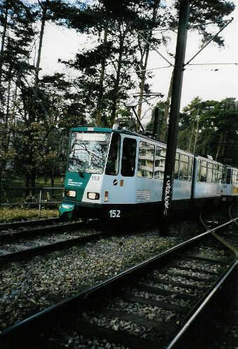 Im Mrz 2001 passieren Tw 152/252 den Abzweig  Am Stern  in Richtung Kirchsteigfeld, Marie-Juchacz-Strae als Expresslinie X98.
 Florian Wamann