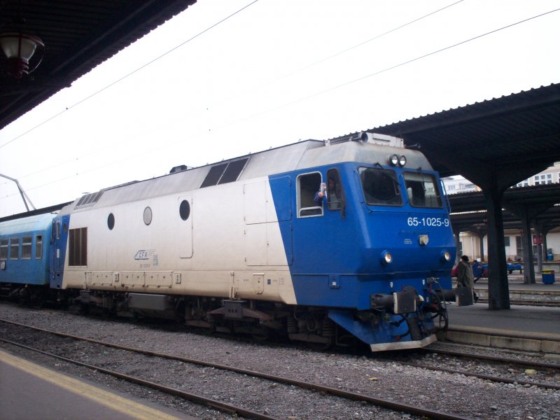 Im Oktober 2007 stand diese 65 in Bukarest Nord