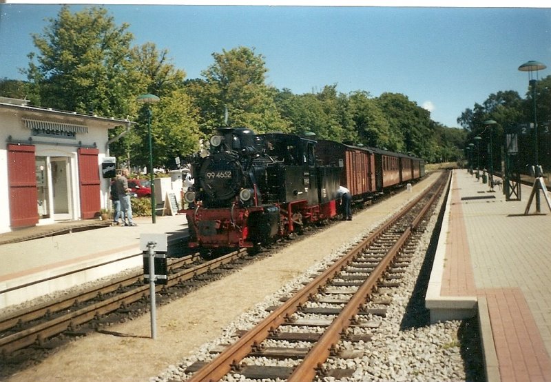 Im Sommer 2005 erhielt die Nicki/Frank S. einen schwarzen Anstrich und die Loknummer 99 4652 (die Orginallok mit der Nummer steht in Putbus im Kleinbahnmuseum).Im August 2005 stand die beschriebene Nicki/Frank S. mit den Traditionszug in Binz LB(LB steht fr Landesbahn).