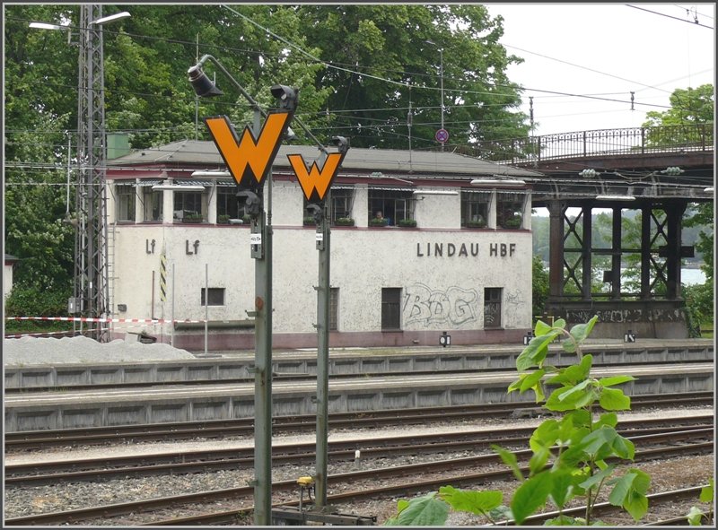 Im Stellwerk Lf in Lindau wird noch gearbeitet. (26.05.2008)