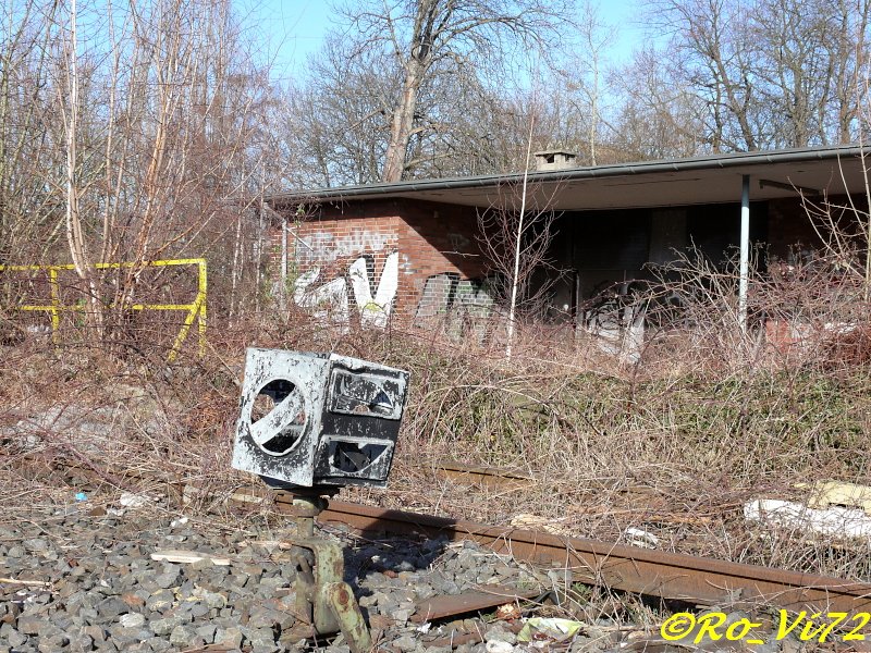 Impression aus Witten-Ost (stillgelegt). 17.02.2008.