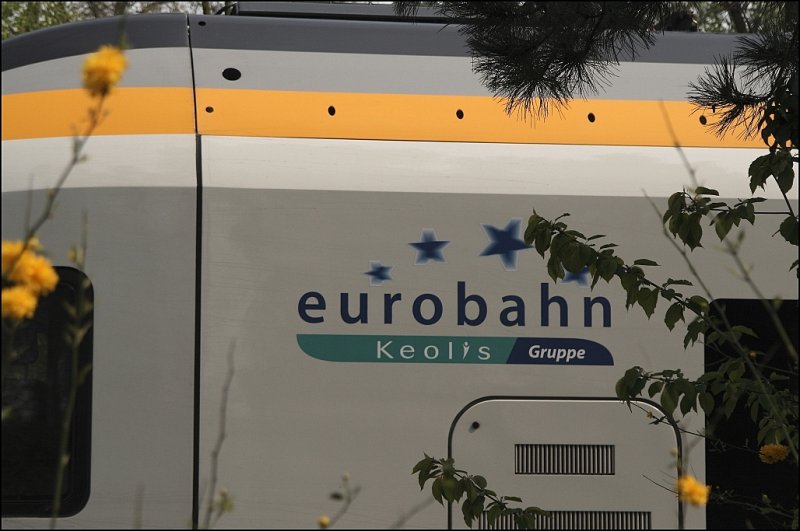 Impression: Eurobahn - Keolis Gruppe. Die Eurobahn gehrte bis 2007 zur Rhenus Keolis GmbH & Co. KG mit Sitz in Mainz. Die Gesellschafter Keolis S.A. Die Gesellschafter Keolis S.A. (mit Beteiligung der SNCF) und die Logistikgruppe Rhenus (Rhenus AG & Co. KG) teilten das damalige Unternehmen zum 1. Dezember 2007. 