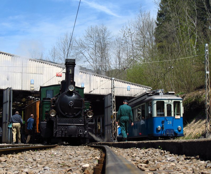 Impressionen vom 40 Jahre Jubilum Blonay- Chamby 2008
(Mai 2008)