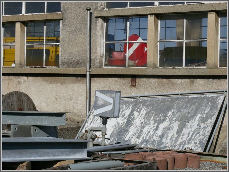 Impressionen vom alten RHB Depot in Heiden, das jetzt ausgedient hat. (15.10.2007)