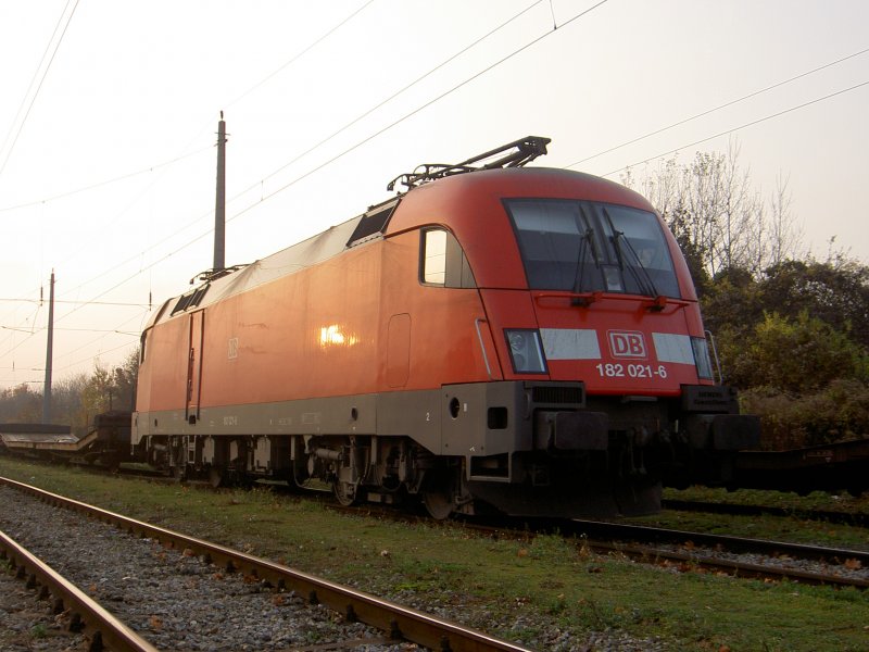 In Ebenfurth war am 19.November 2006 der deutsche Taurus (DB 182) abgestellt. 