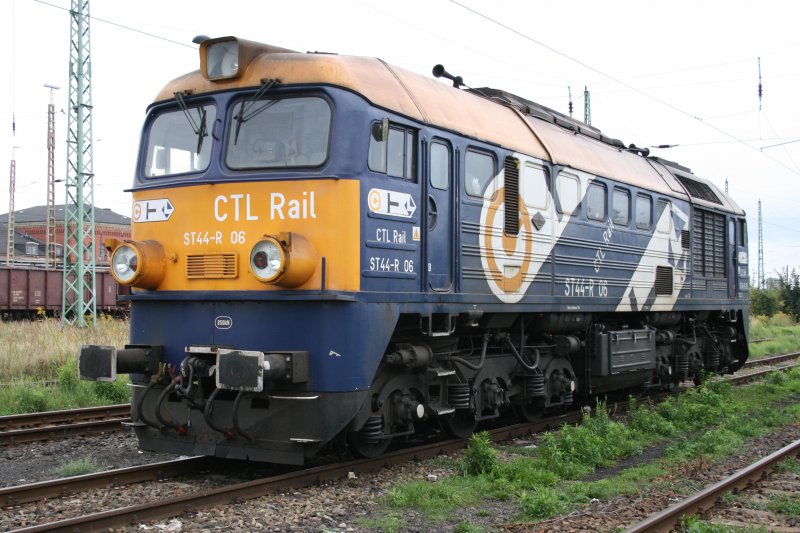 In Guben steht die CTL ST44-R06 abgestellt und wartet auf die Rckfahrt nach Polen.01.09.2007