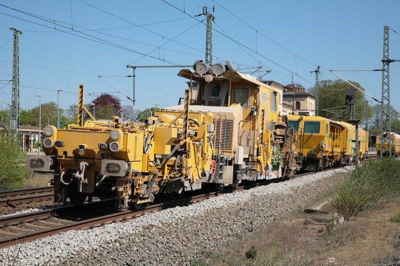 In Hagenow Land ist DGT mit Baumaschinen im Einsatz. 21.04.2009