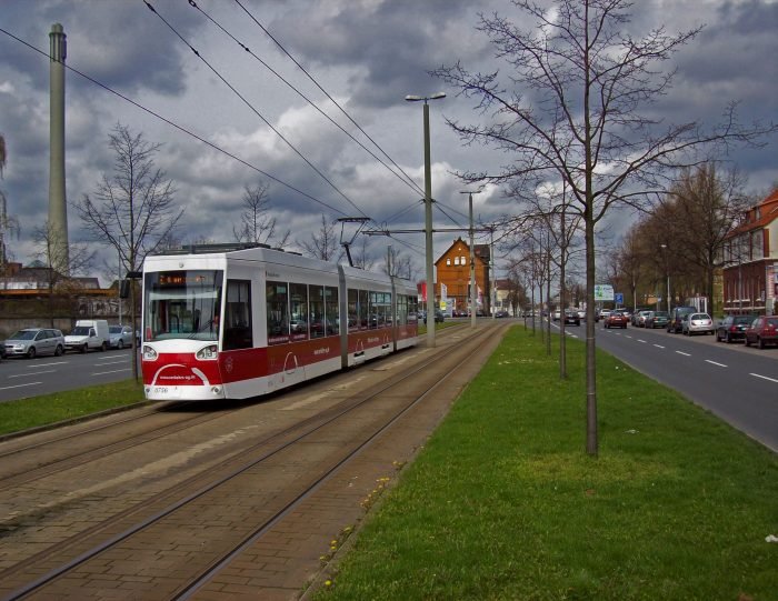 In der N�he der Haltestelle Pressehaus