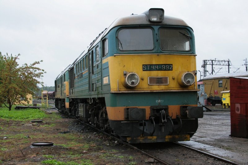 In Stalowa Wola steht ST44-992 die anfang des Jahres aus Gdynja kam.16.09.08