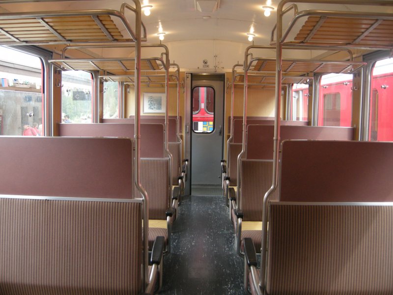 Inneneinrichtung des B2258 am 26.7.08.