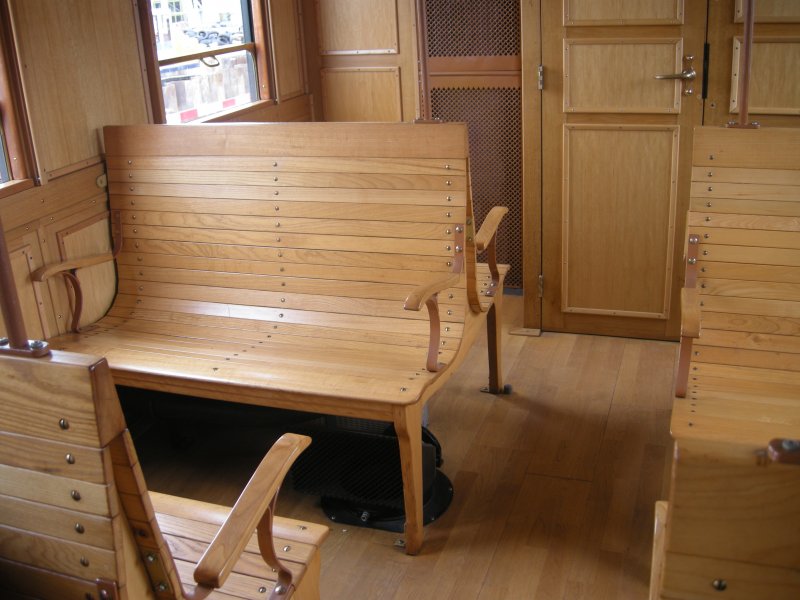 Inneneinrichtung des SBB C6138 am 24.5.08.