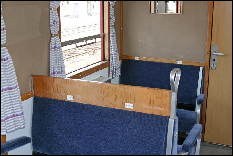 Innenraum des 465 006. Aufgenommen am 01.07.2007 in M�nchen Ostbahnhof.