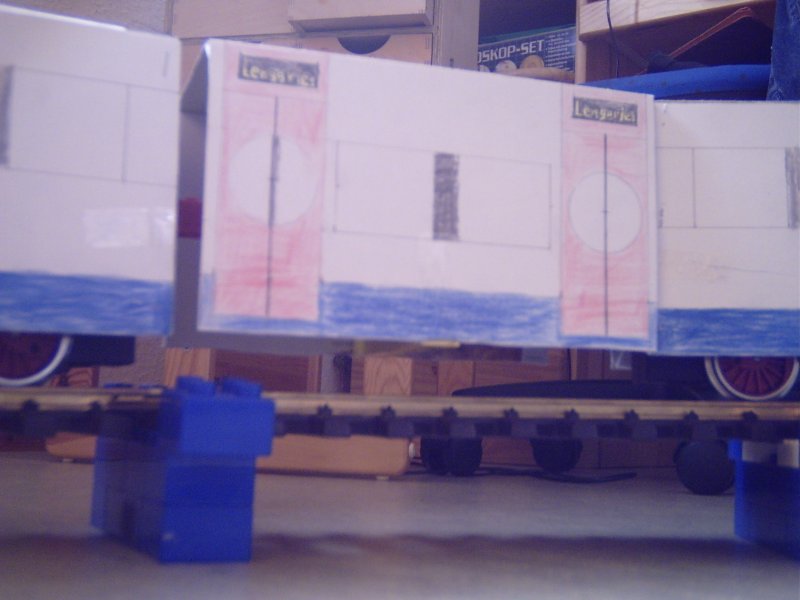 Integral fhrt die aufgestnderte Strecke hinab. Die Fahrgastzelle hat keine Rder.