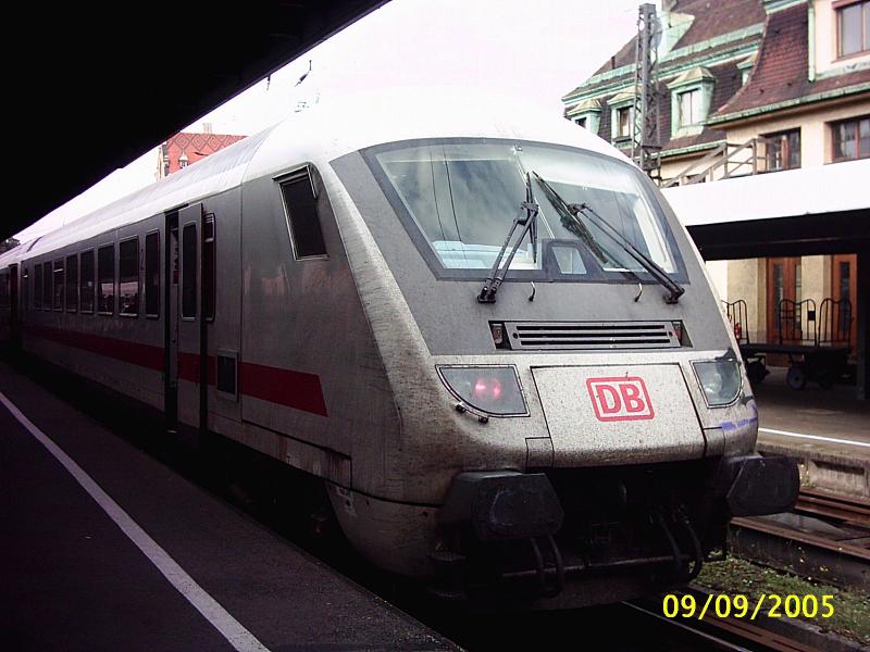 Intercitysteuerwagen des IC 119 am 9.9.05 in Lindau.