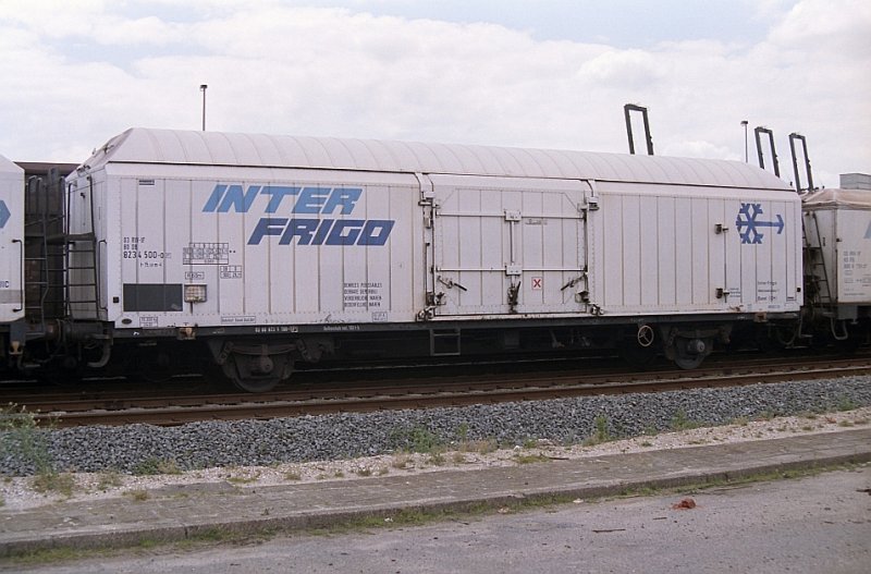 INTERFRIGO Kuhlwagen 80 823 4 500-0 in Antwerpen 11-06-1994.
