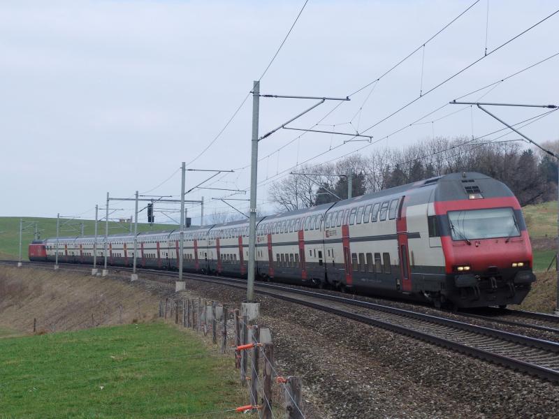 IR  Zrich - Luzern  am 20.3.05 auf dem Streckenabschnitt Rotkreuz - Root