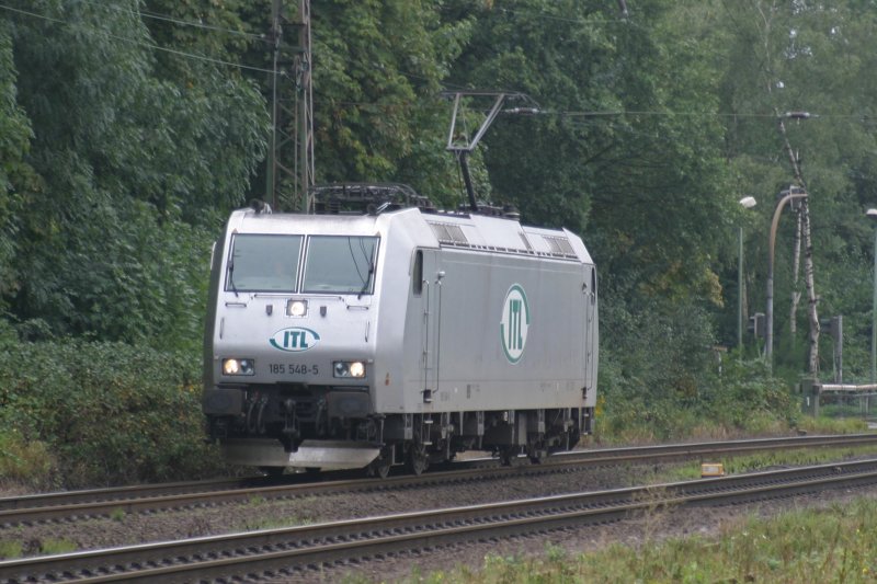 ITL 185 548 fhrt am 11.8.09 durch Ratingen-Lintorf