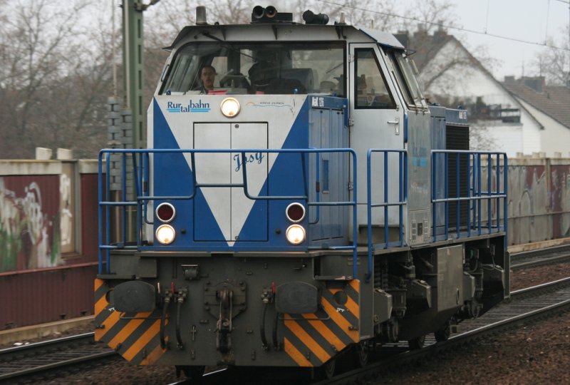 Josy der Rurtalbahn durchfuhr Kln Ehrenfeld am 23.12.2008