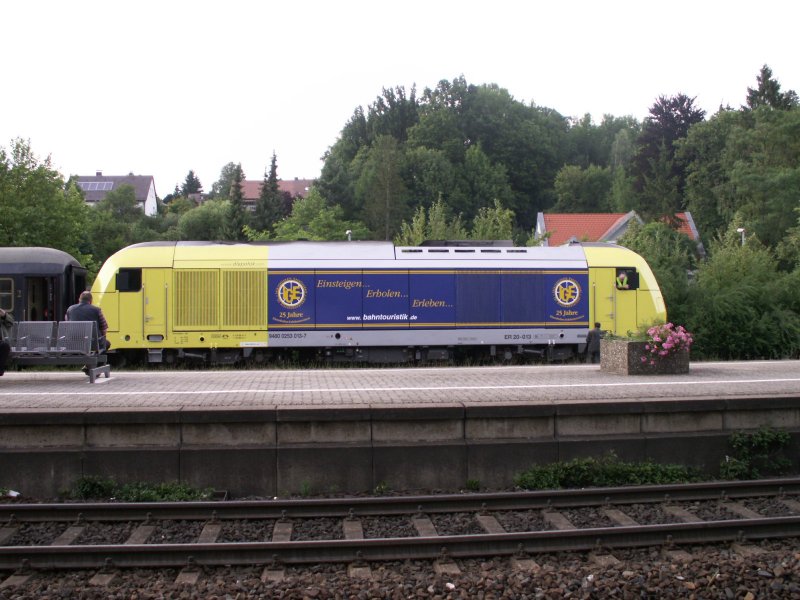Jubilumslok IGE Bahntouristik Herbruck in Hersbruck r.d.P am Jubilum 25 Jahre.