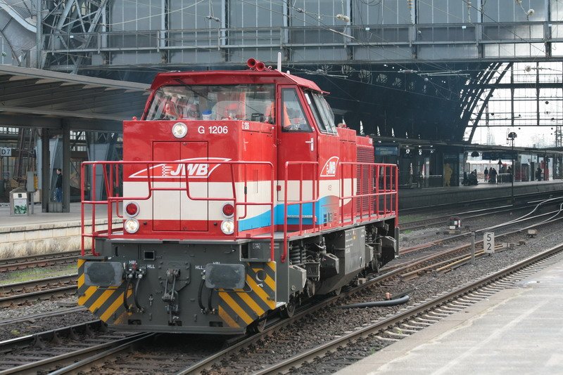 JWB mit MaK 1206 in Bremen. 08.04.2009