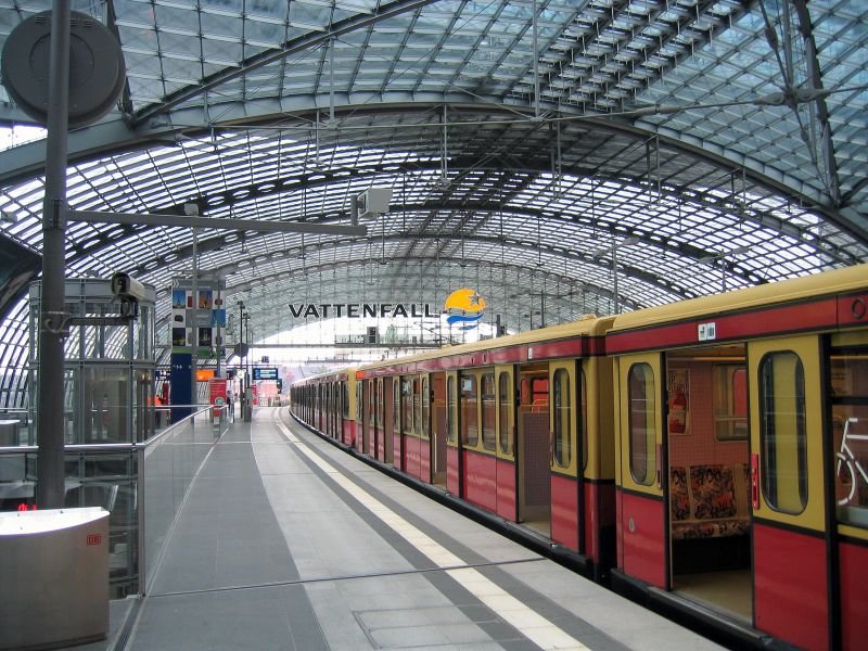 Kein Zug fhrt mehr im Berliner Hauptbahnhof, Streik am 10.07.07
