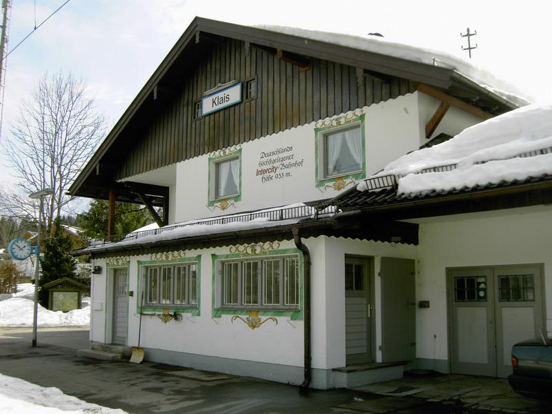 Klais, der h�chstgelegene Intercity-Bahnhof von Deutschland