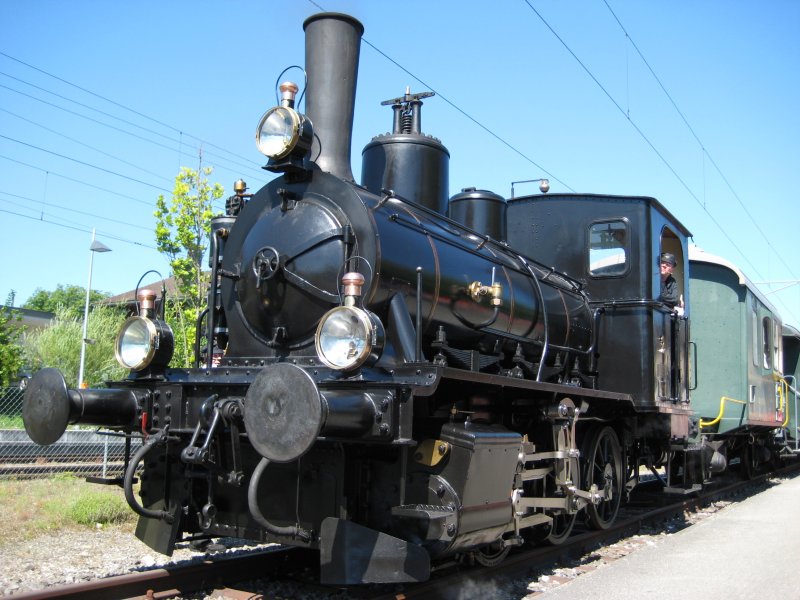 Klein aber fein!!!
Die Dampflok  Muni 