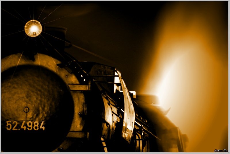 Kleine Impression der Dampflok 52.4984  Eberhard 
Knittelfeld 29.04.2008